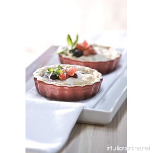 Le Creuset Stoneware 7-Ounce Petite Tart Dish Cerise (Cherry Red) - B001HSO226